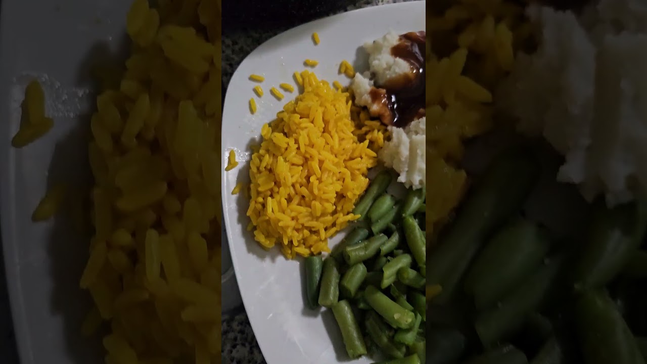 Pot roast, greens, yellow rice and mashed potatoes. Simple food recipes by yours truly.