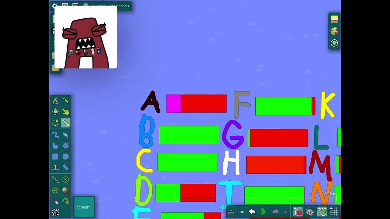 Spanish alphabet lore health bars different  lore part 1