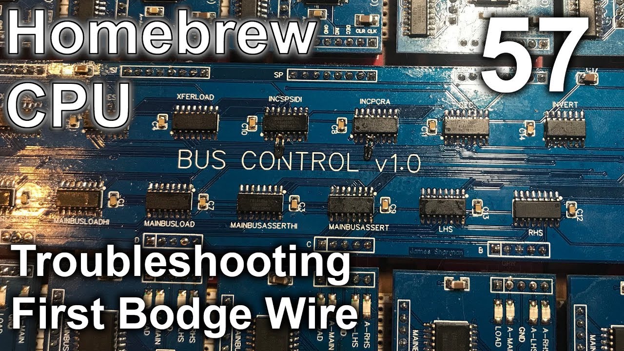 Troubleshooting (First Bodge Wire!) - Making an 8 Bit pipelined CPU - Part 57