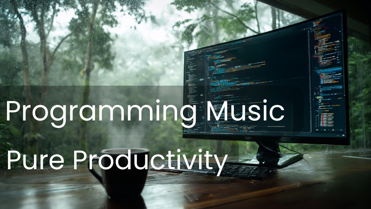 Coding in a Tropical Storm ⛈️ Deep Work & Pure Productivity [1 Hour]