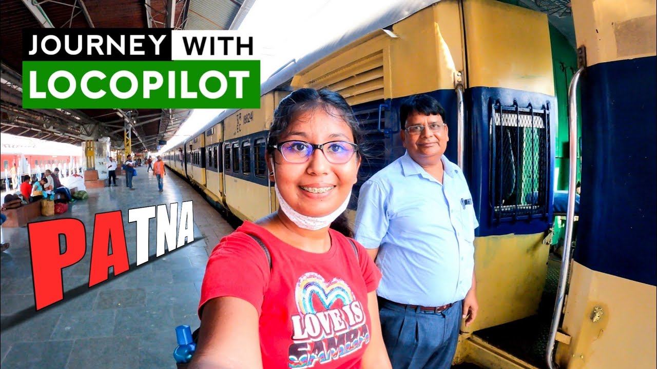 Journey with LOCO PILOT in Patna | 03292 PNBE PPTA Memu Passenger | India's Shortest Train Journey
