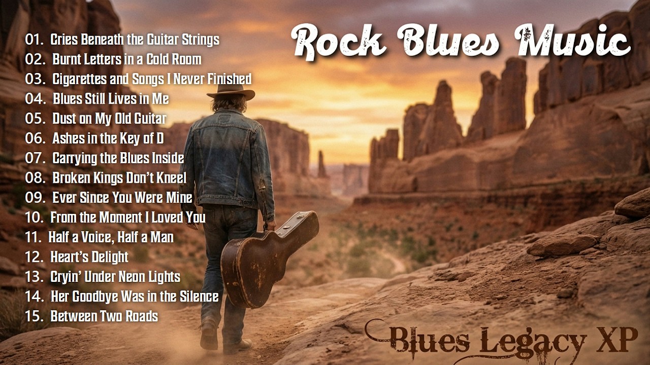 Blues Rock Instrumental Guitar with Deep Emotion and Old School Rock Feeling