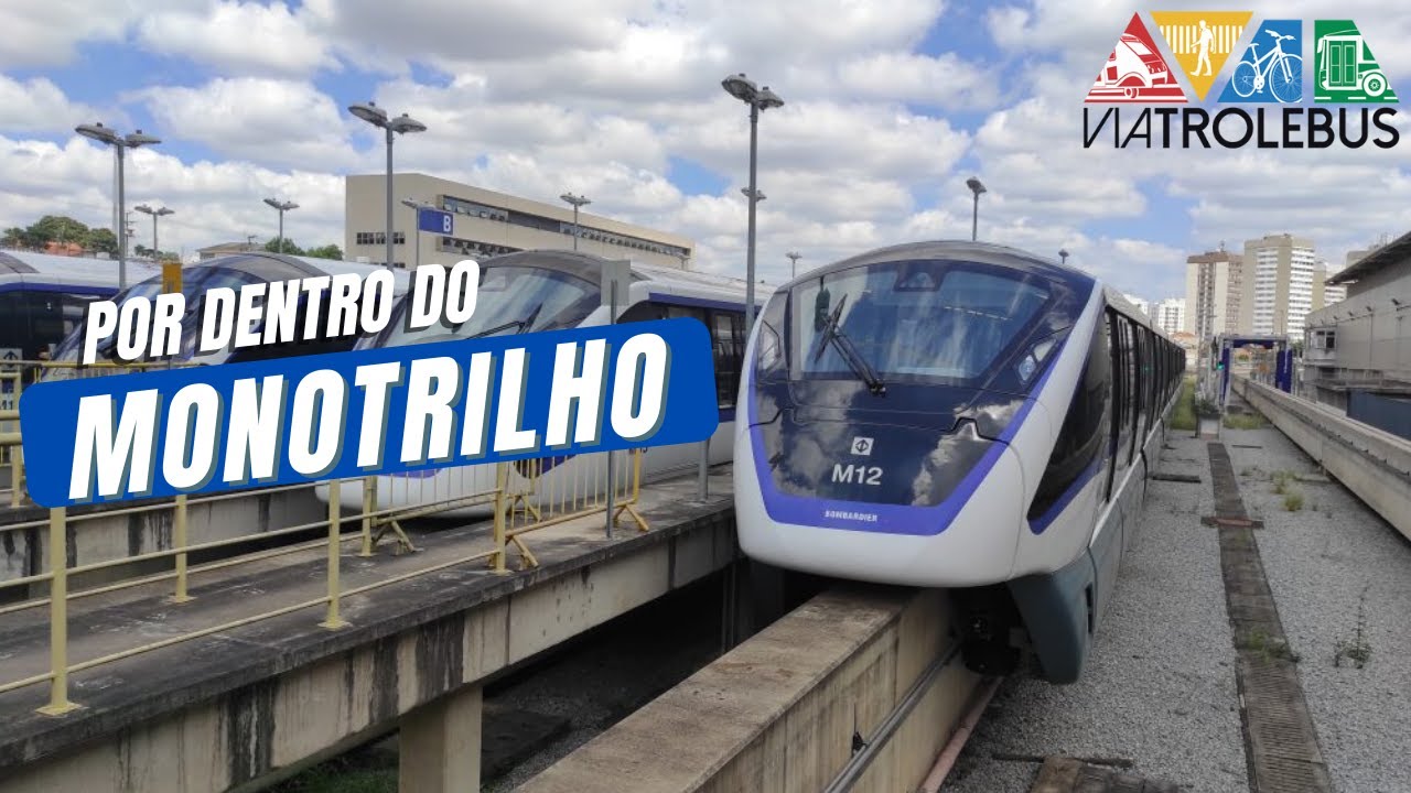 Fui conhecer o pátio do monotrilho da Linha 15-Prata