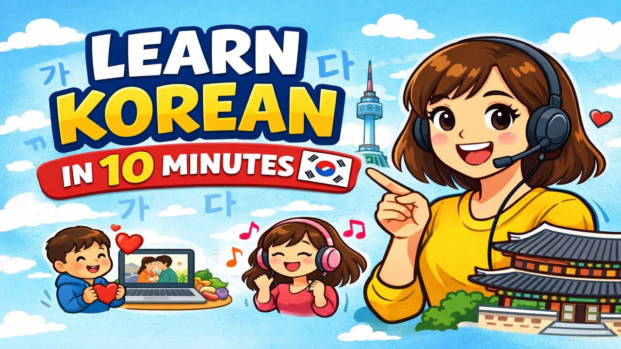 Learn Korean in 10 Minutes a Day | Beginner Lesson 1