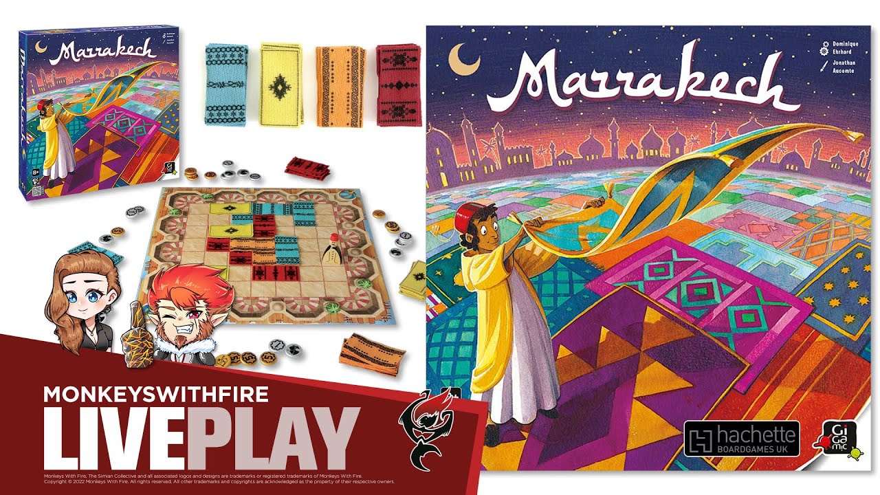 MARRAKECH - GIGAMIC | BOARD GAME LIVE PLAY |