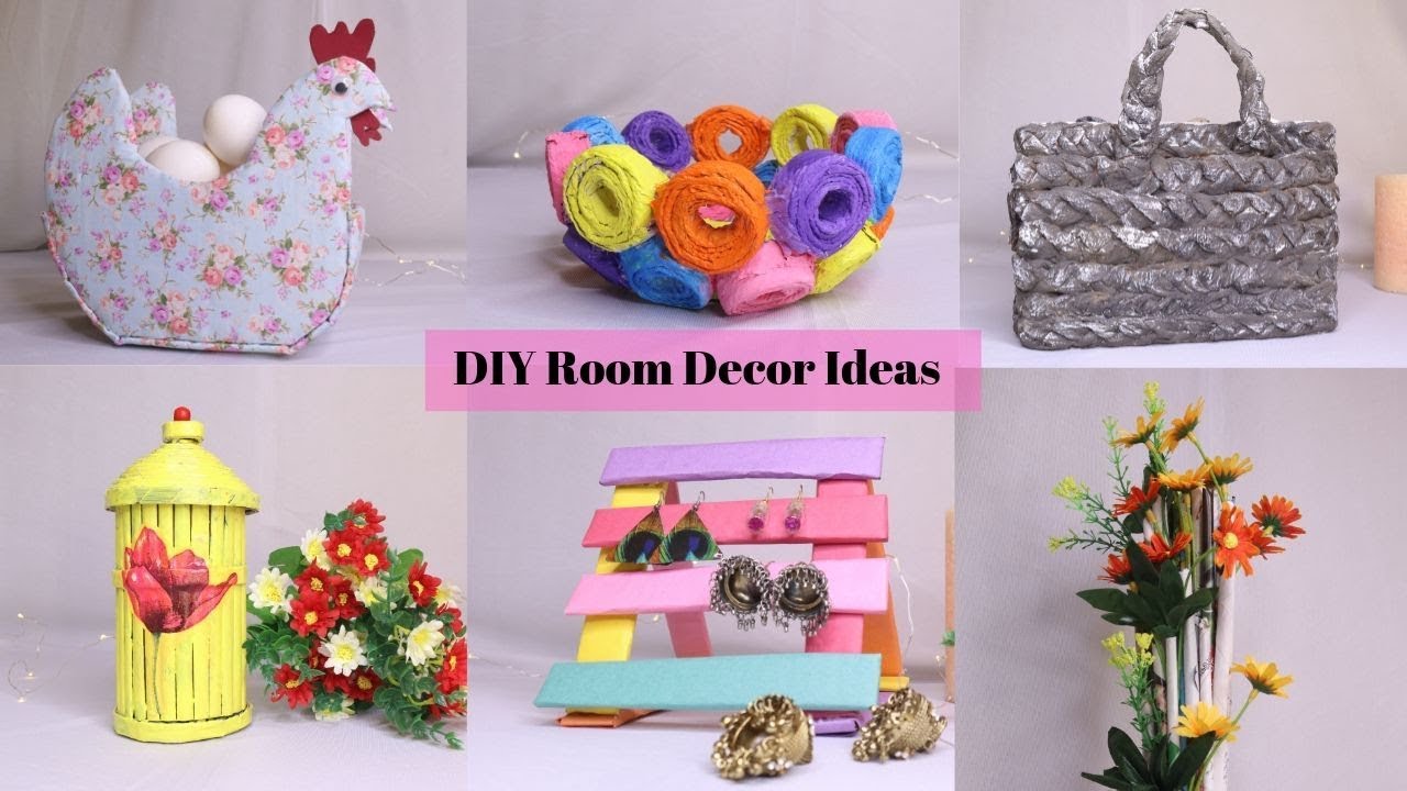 6 полезных идей для декора комнаты своими руками из отходов от Aloha Crafts
