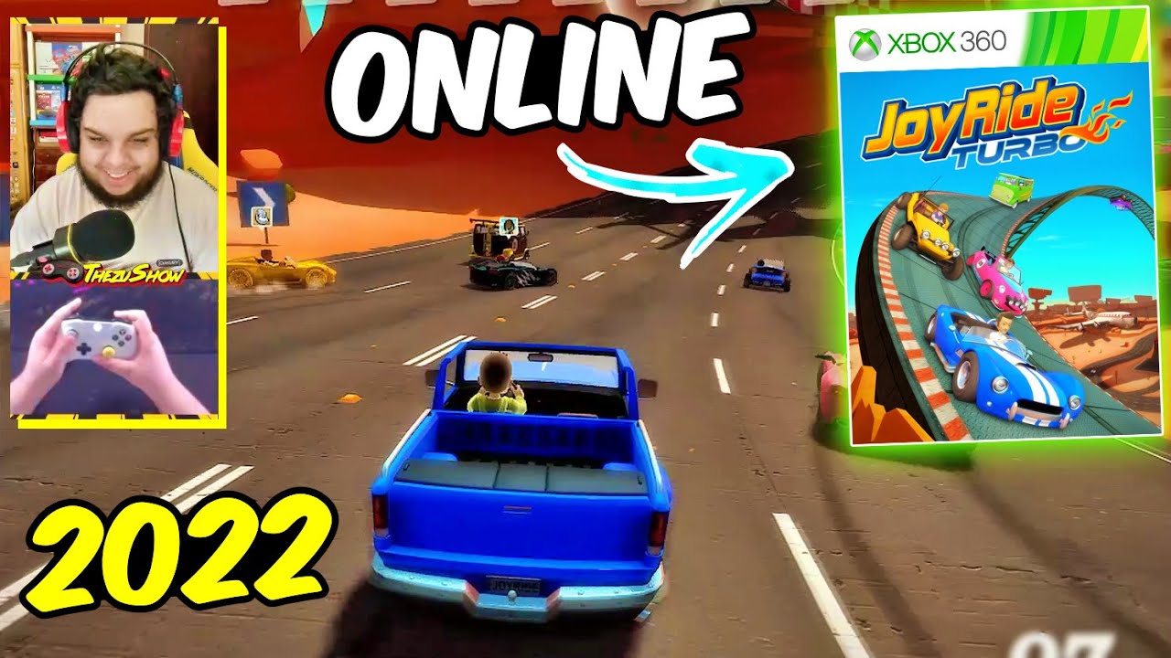 Jogando JOY RIDE TURBO ONLINE do XBOX 360 em 2022! (GamePlay Multiplayer Teste)