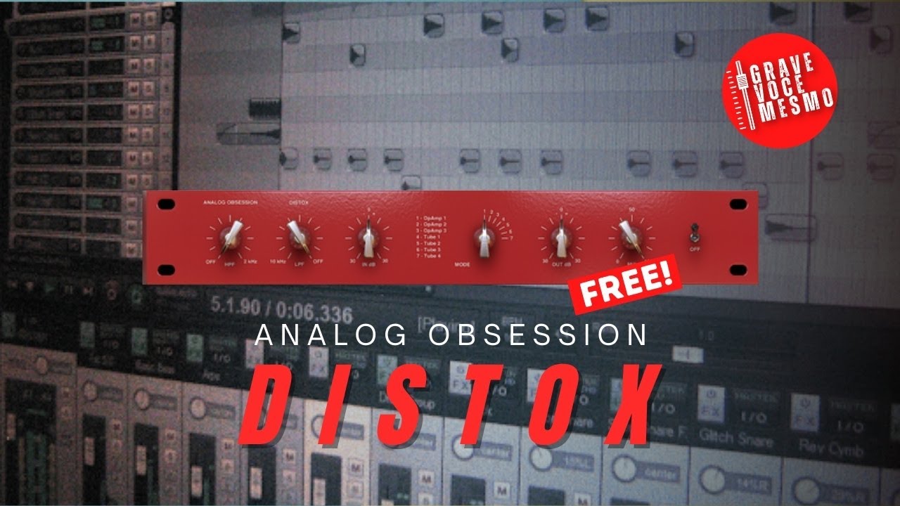 Distox - 7 Distor&ccedil;&otilde;es diferentes nesse Plugin Gr&aacute;tis da Analog Obsession