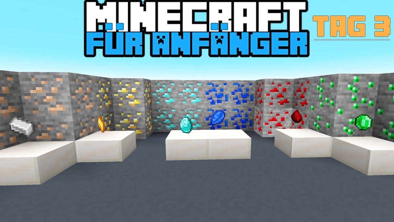 Alles über Erze in Minecraft | Wo finde ich Eisen in Minecraft ? | Minecraft für Anfänger #3