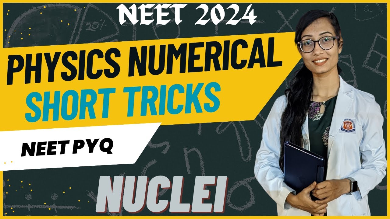Physics Numerical short tricks for neet 2024 |  Chapter- Nuclei | #neet2024 strategy #neetmotivation