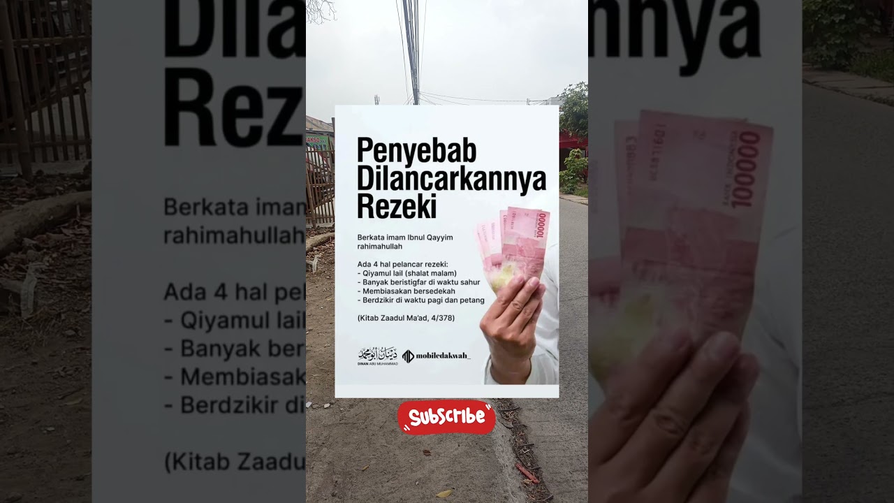 Agar rezeki lancar 