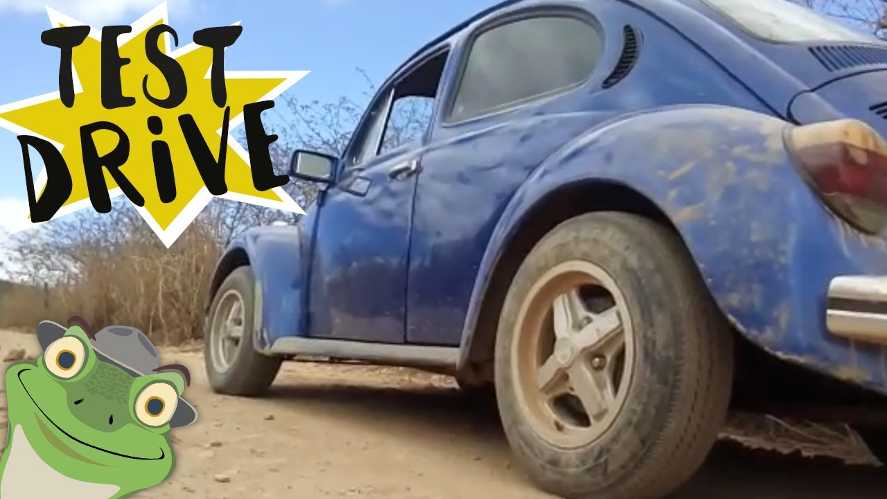 MELHORES MOMENTOS do test drive no FUSCA