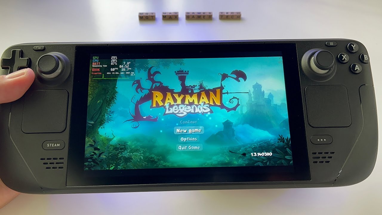 Rayman Legends - Steam Deck handheld gameplay