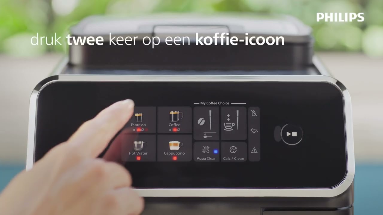 Philips 2300 LatteGo installeren en instellen