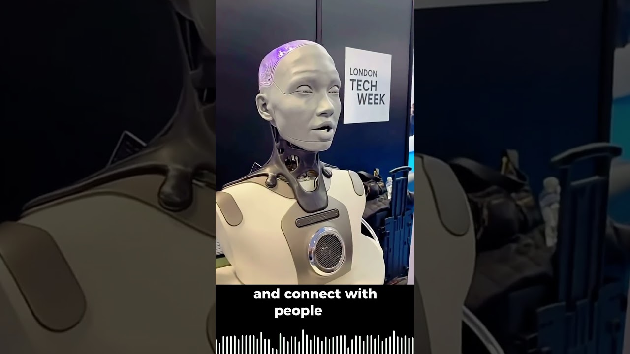 Ameca Robot Wows London Tech Week 2025!