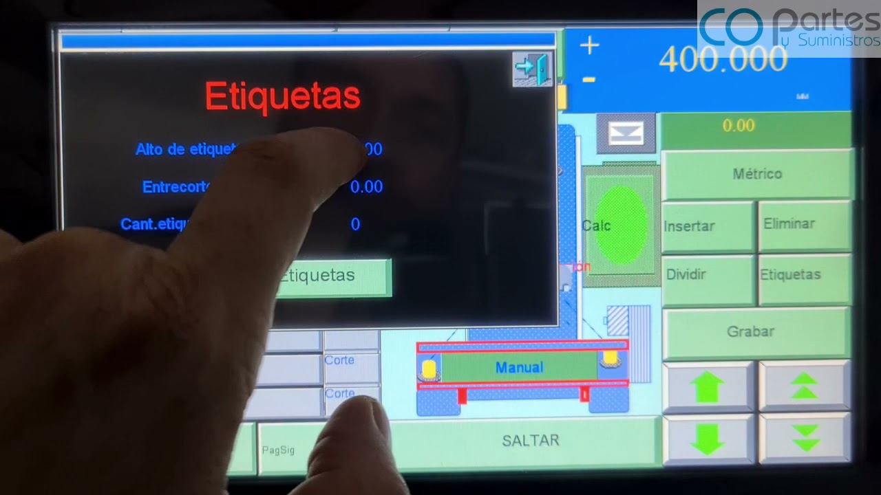 PROGRAMADOR DIGITAL  DE CORTE TIPO MICROCUT PARA GUILLOTINAS