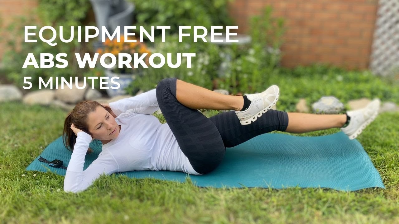 SHORT CORE WORKOUT WITH NO EQUIPMENT (5 MINUTE ABS - SPICE IT UP)