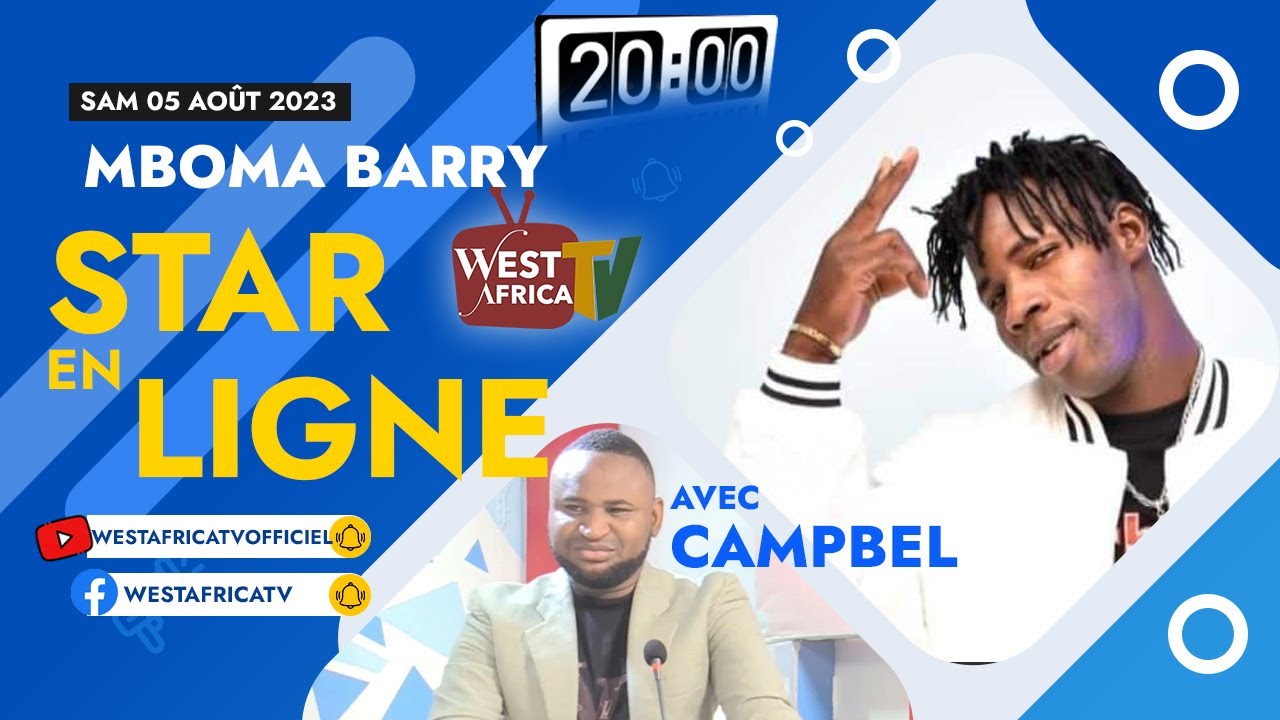 MBOMA BARRY EN DIRECT DANS STAR EN LIGNE SUR WEST AFRICA TV