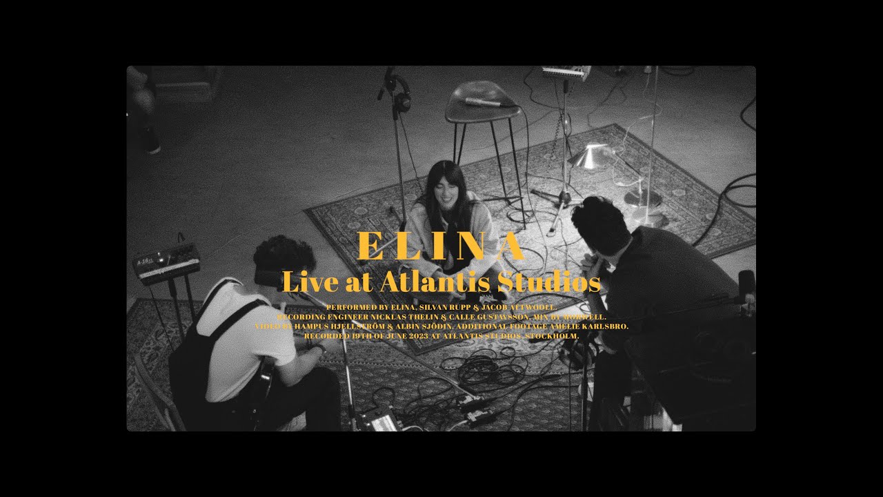 Elina - Live at Atlantis Studios (Full Official Video)