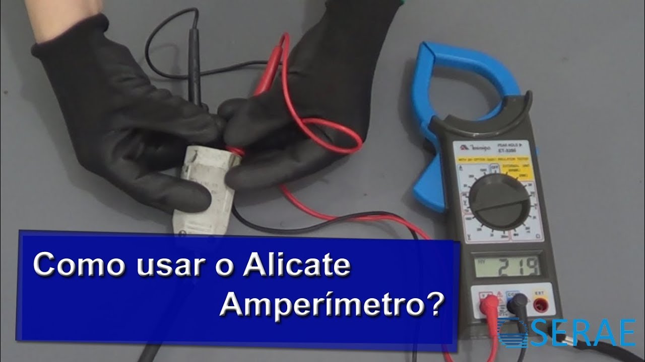 Como usar o Alicate Amperímetro?