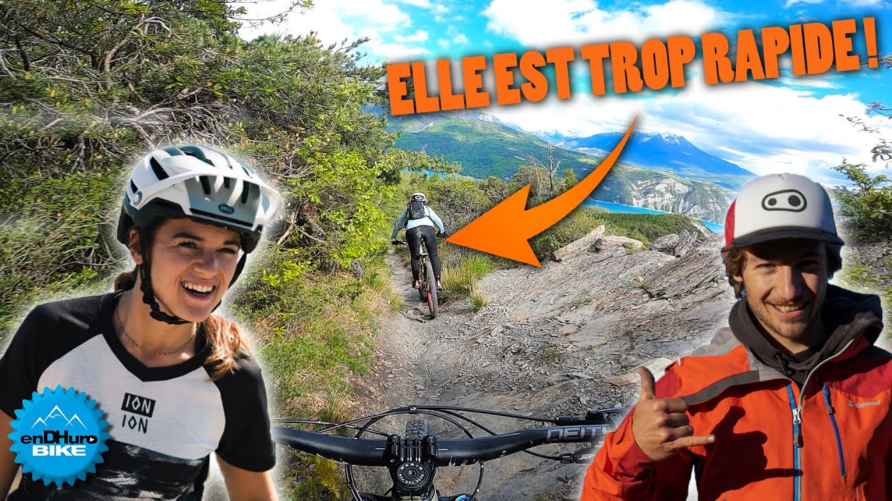 A la poursuite de Morgane Such sur l'un des plus beau trail VTT enduro des Hautes-Alpes !