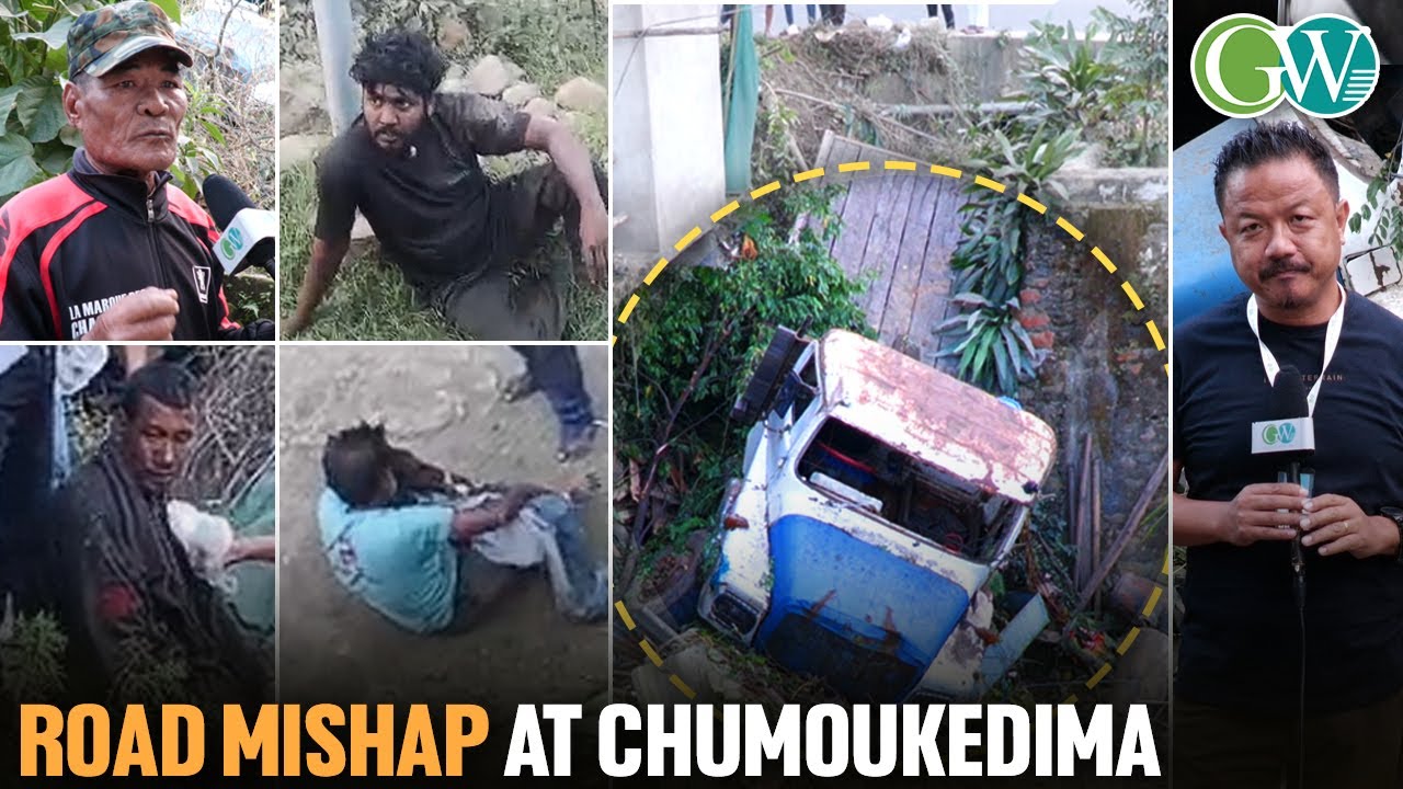 LOG TRUCK WITH 5 OCCUPANTS CRASHES AT CHUMOU TOWN; SUSTAINED MINOR INJURIES
