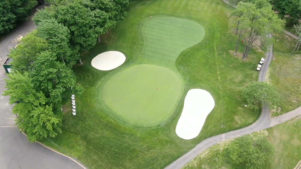 Bird's-eye View of Elmhurst Country Club courtesy of WNEP-TV's Skycam