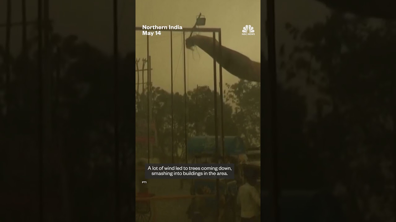 Dust storms and lightning kill at least 96 people in northern India