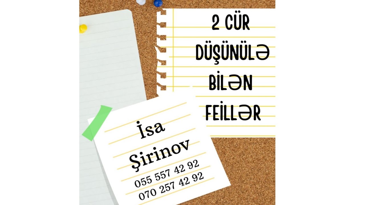 2 cür düşünülə bilən feillər #dim #abituriyent #azərbaycandili #buraxılış #gəlinöyrənək #feil