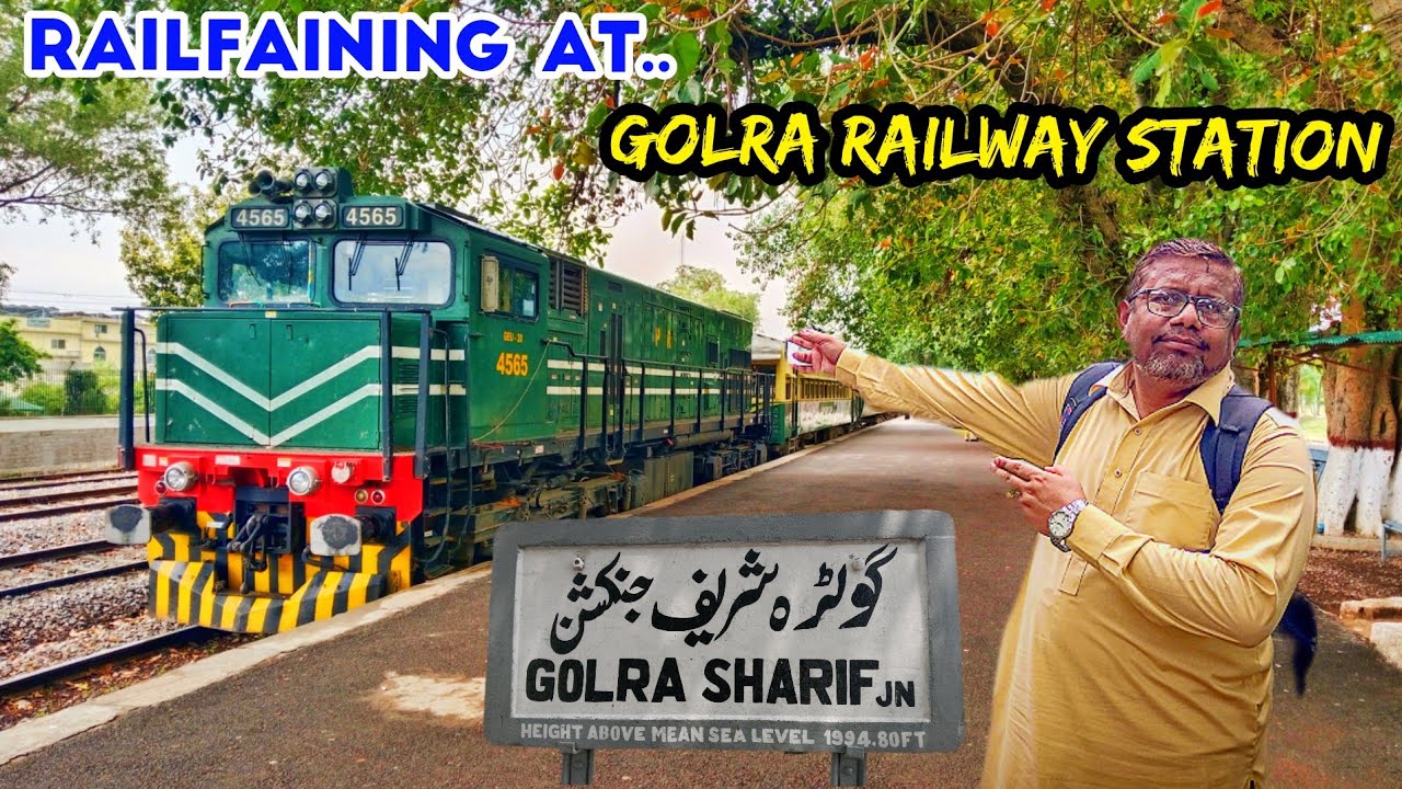 Beauty of Golra Sharif Railway Station after rain || Childhood Breakfast || Capture Trainz