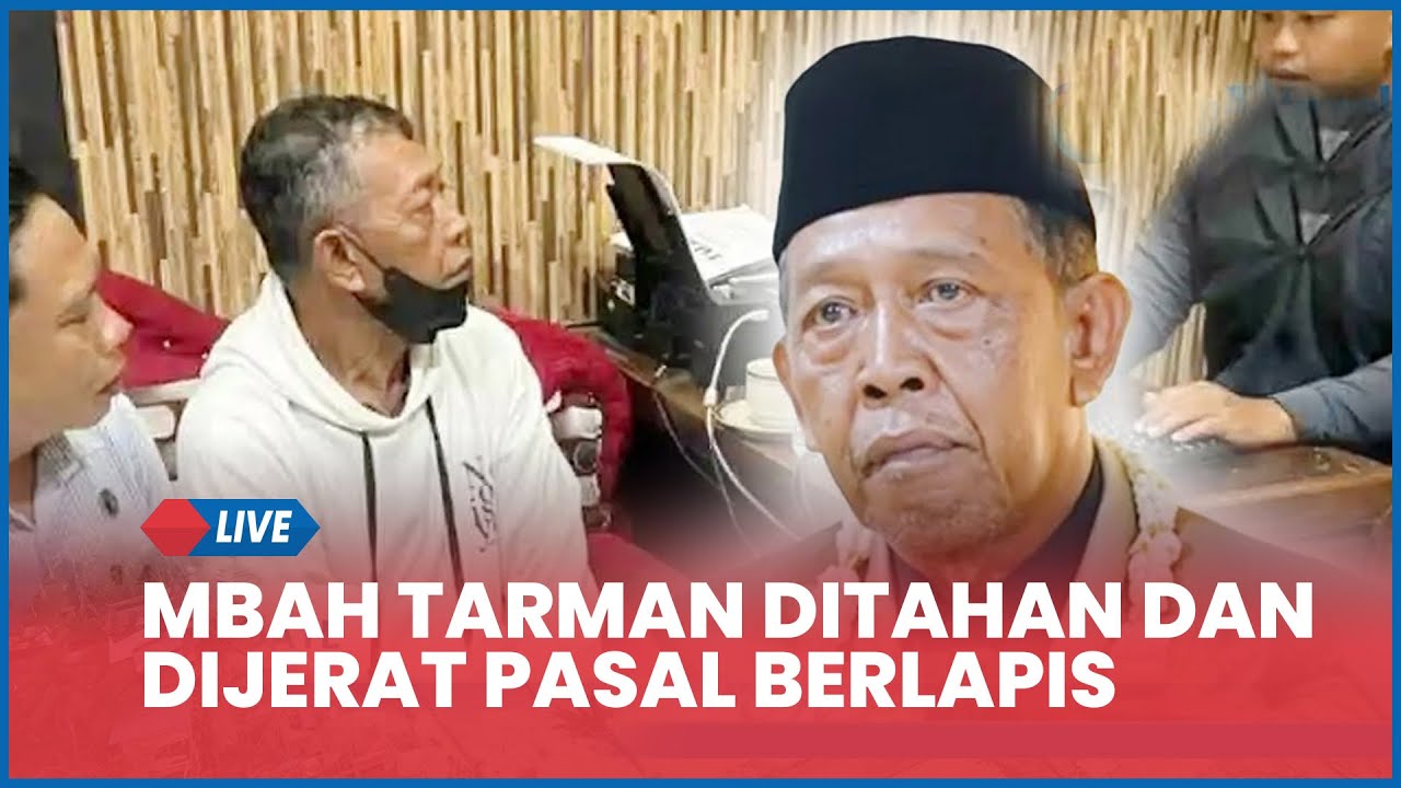 🔴 Dijerat Pasal Berlapis, Mbah Tarman Ditahan  Imbas Mahar Cek Rp3 Miliar Palsu
