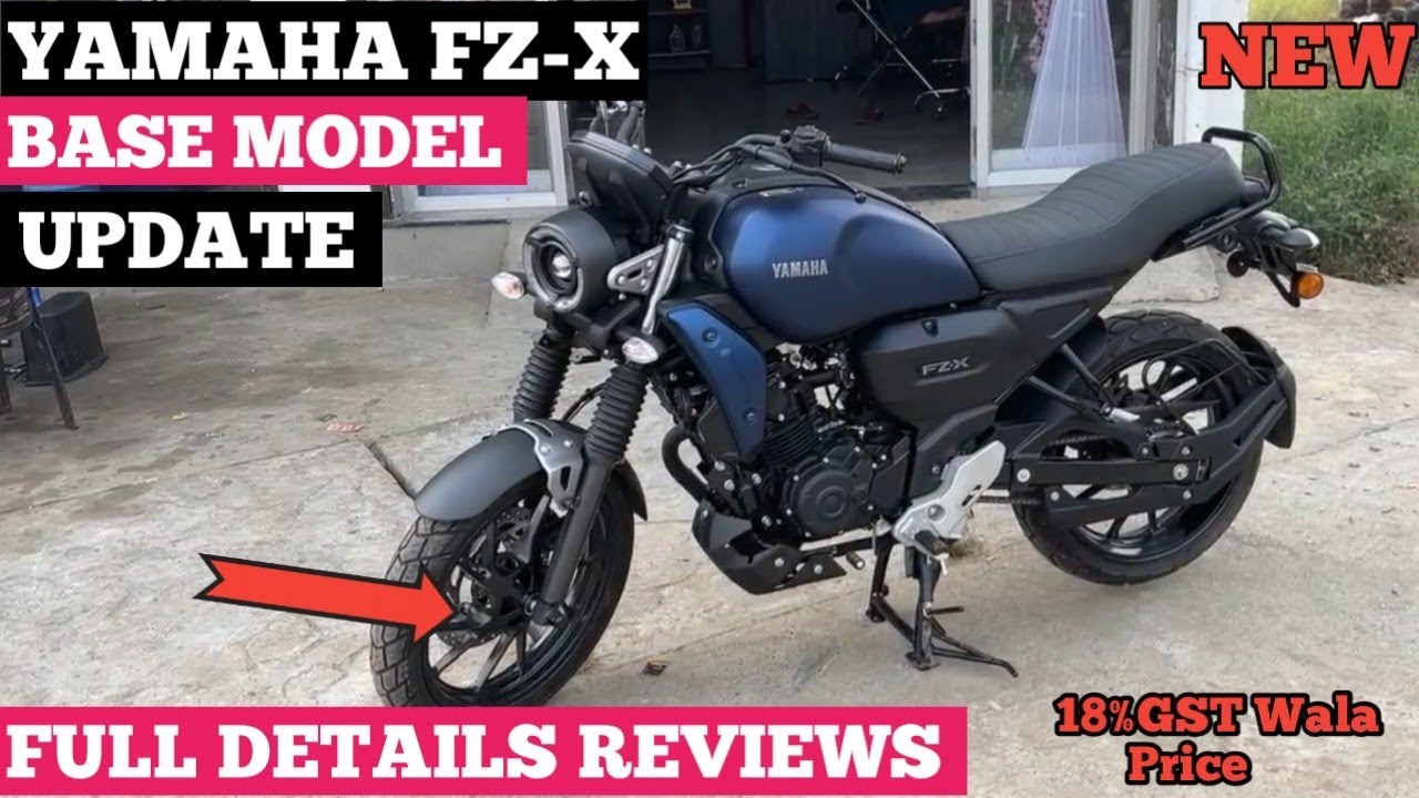 2025 New Updated Yamaha FZ-X Base Model Blue colour-  18%GST wala price