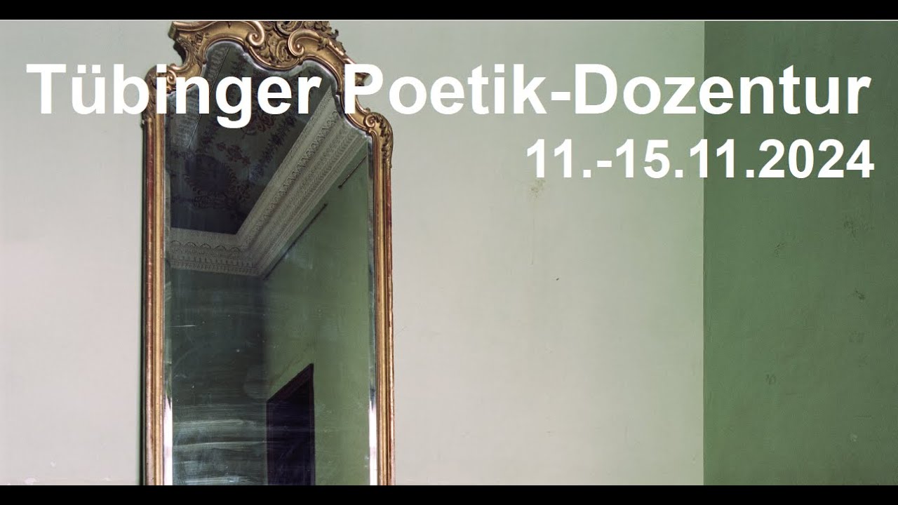 Poetik-Dozentur 2024: Vorlesung von Daniel Kehlmann: “Gattungen, Tonfälle, Stimmen”