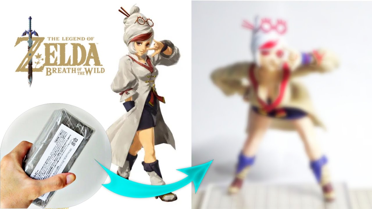 【ゼルダの伝説】粘土で”プルア”のフィギュア作ってみた / I made a 