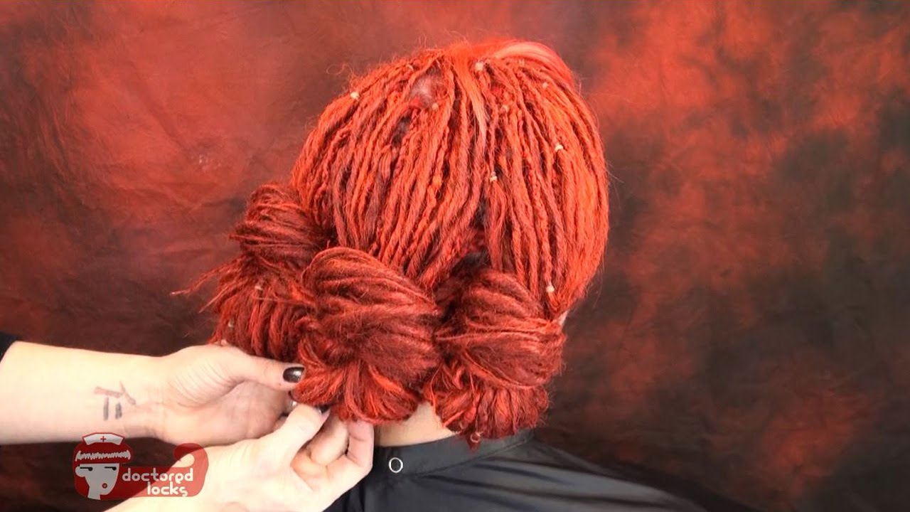 Dreadlock Styling : Simple Elegant Updo - DoctoredLocks.com