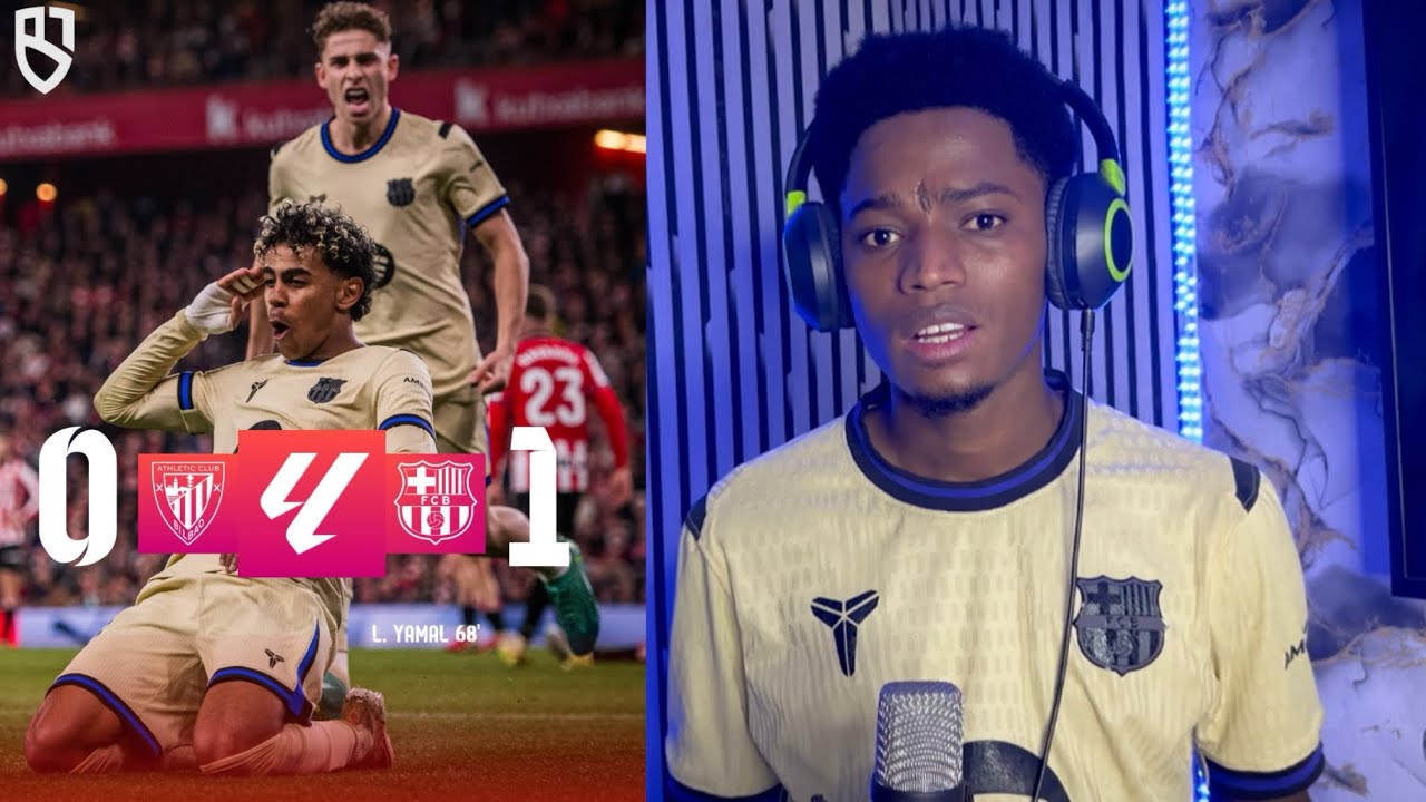 Le Barça s’en sort grâce à Lamine Yamal ( Athletic Club 0-1 FC Barcelone )