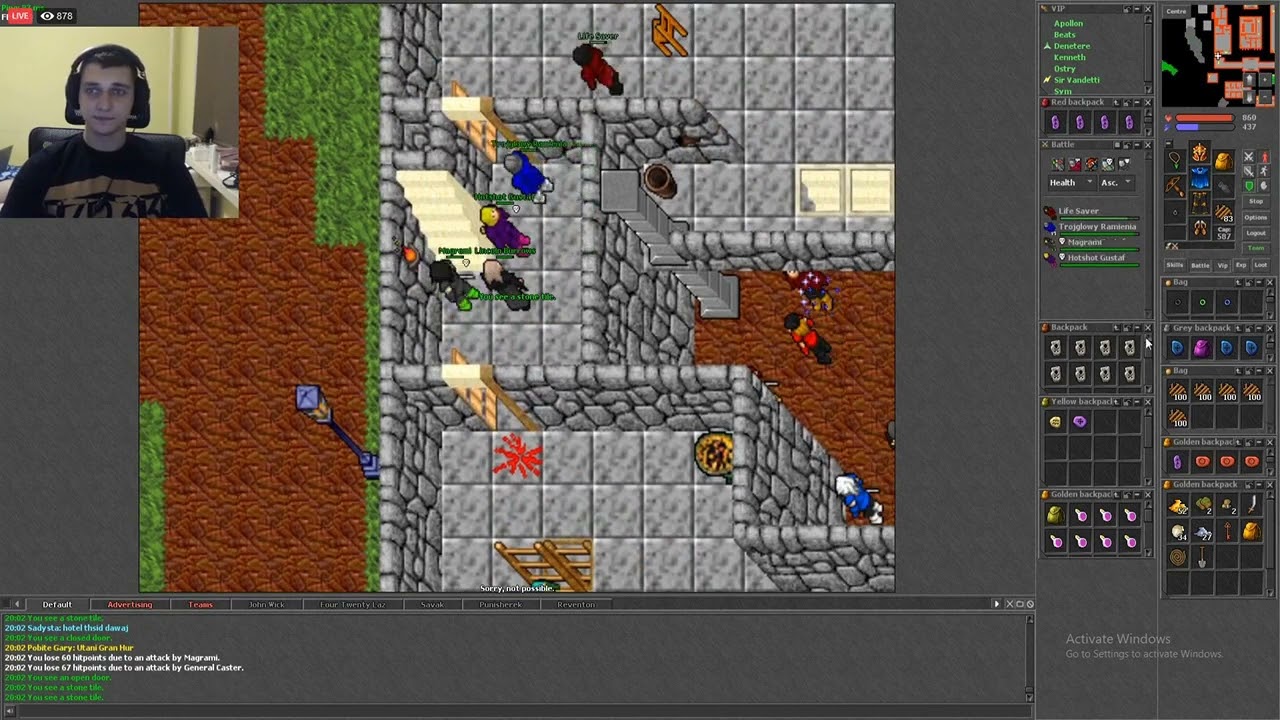 Tibia Punio Jak Zgubic PZTA W 30 Sec