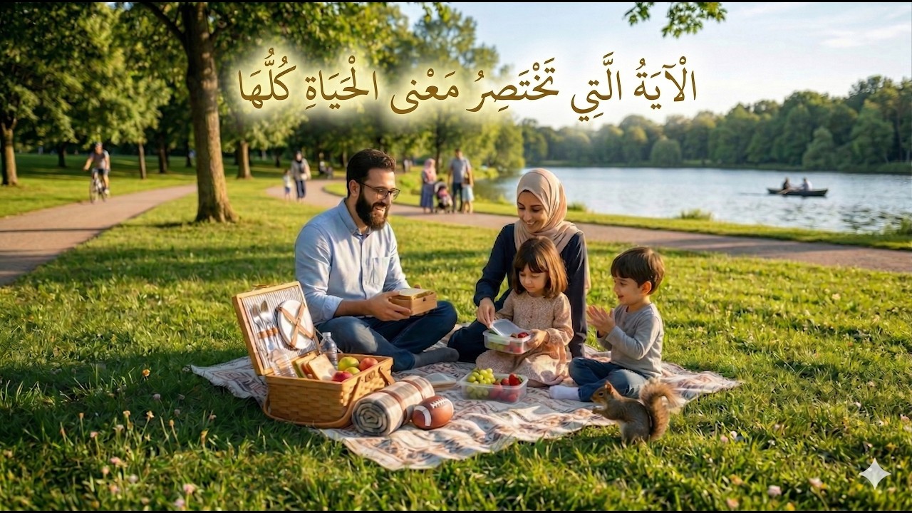 الآية التي تختصر معنى الحياة كلها