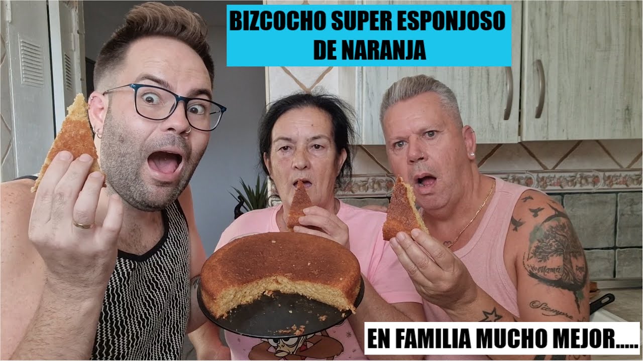 Mucho mejor en FAMILIA 🍊🍊🍊 // BIZCOCHO SUPER ESPONJOSO DE NARANJA 🥧