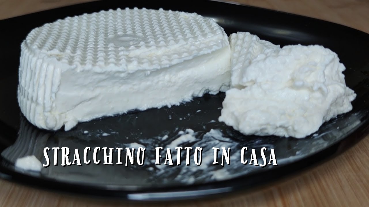Formaggio stracchino fatto in casa,con caglio vegetale
