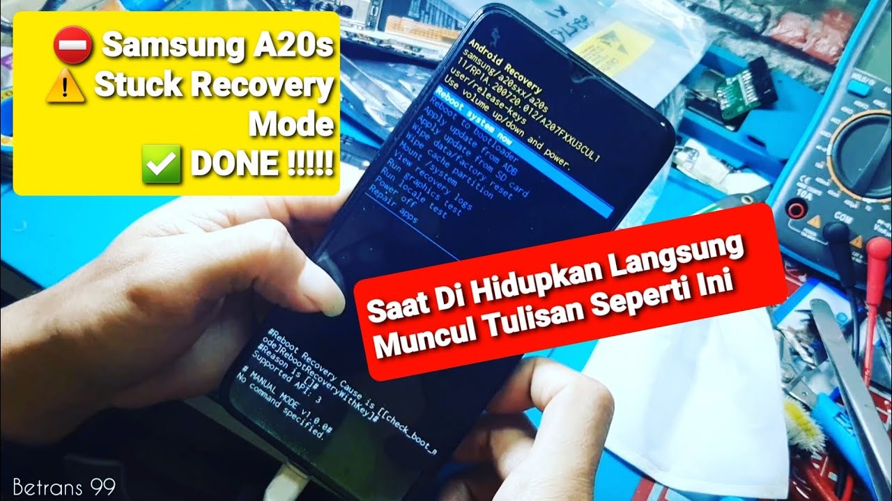 Samsung A20s Recovery Mode Problem (SM-A207F)