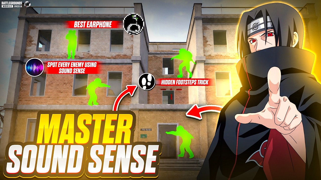 How to Improve Sound Sense in BGMI | Footstep Guide That 99% Players Don't Know | BGMI/PUBG