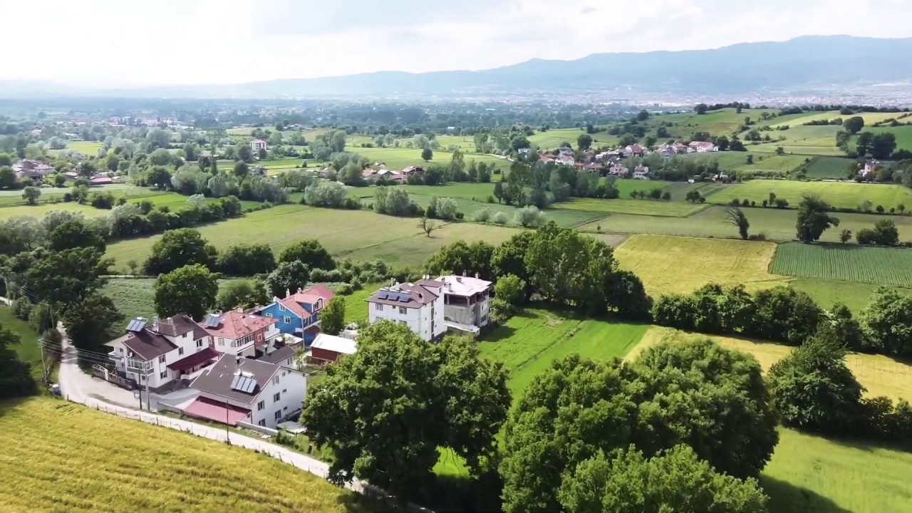 Bolu Karacasu Mesciler köyü Drone çekimi (kuş bakışı)