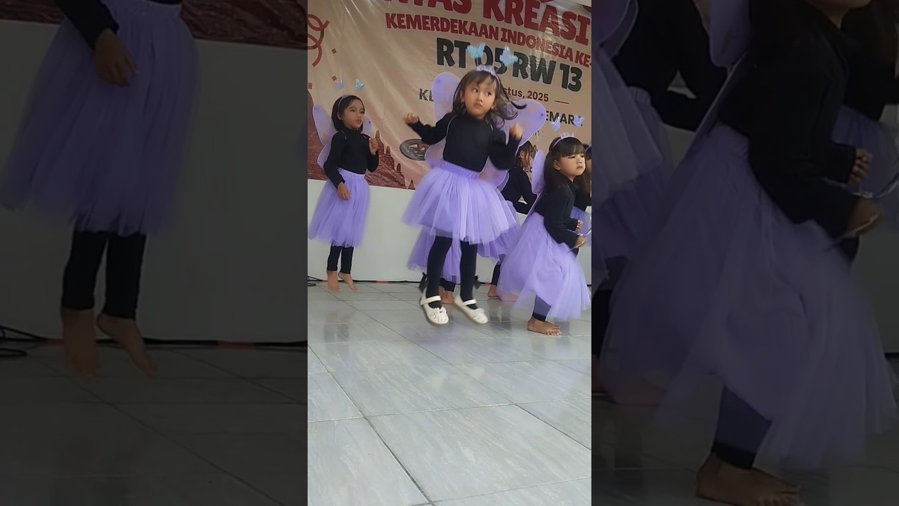 zalfaasha tampil seru di acara pentas seni #vlog #kemerdekaan