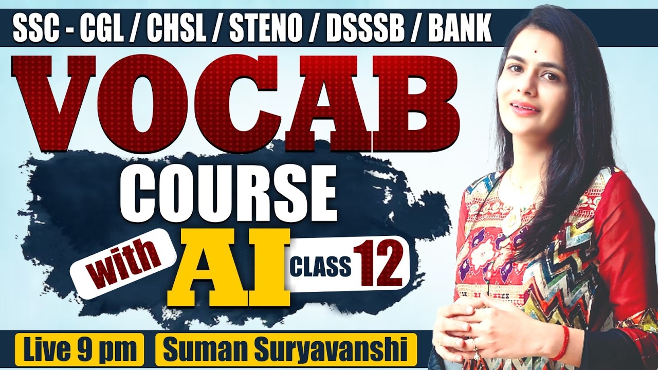 VOCABULARY BEST BATCH CLASS -12 | SUMAN SURYAWANSHI MA'AM