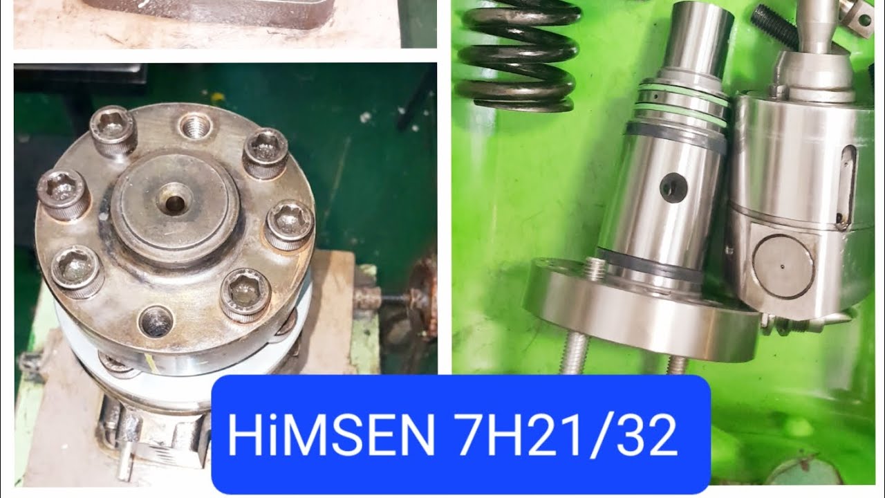 How to overhaul a fuel pump of HiMSEN 7H21/32 generator. #fuelpump #generator #overhaul #engineering