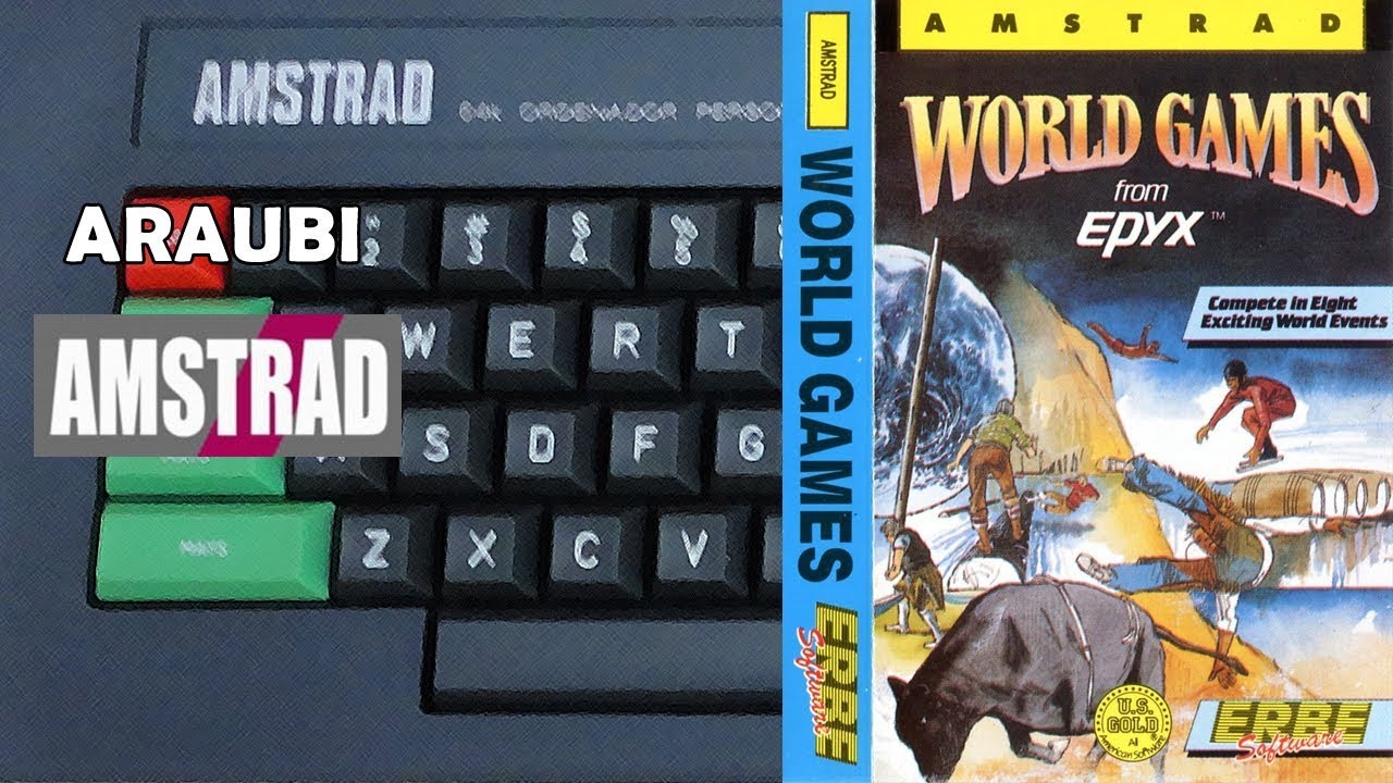 World Games (Epyx, 1987) Amstrad [011] 3P con Jordi y Rob Walkthrough Comentado