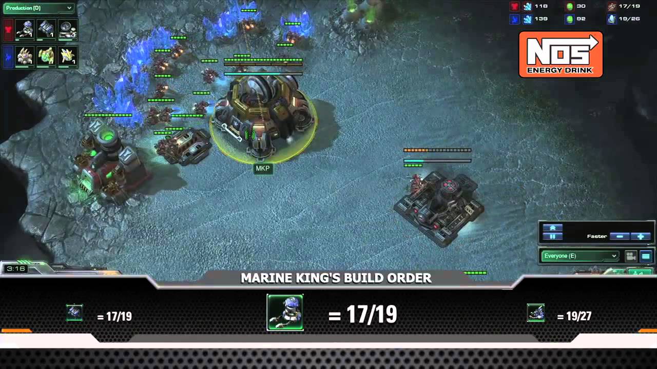 NOS Pro Performance Tip #14 - MKP's Terran Build (Starcraft 2 Tip)