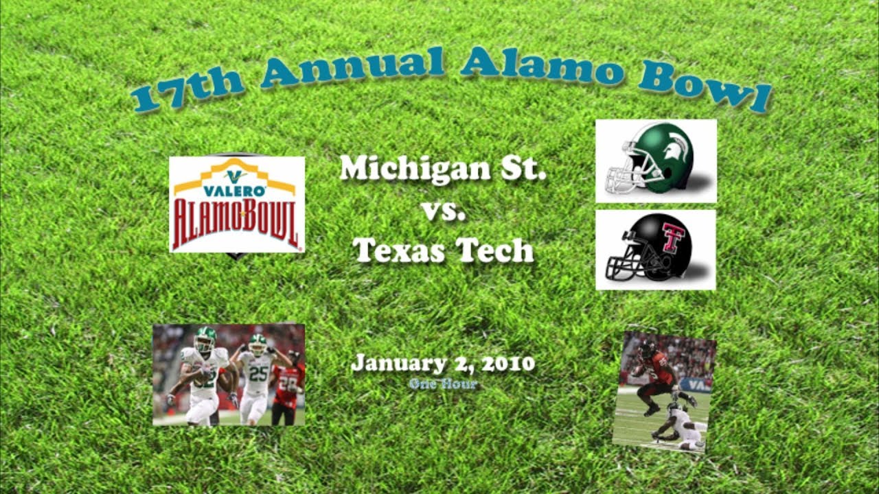 2010 Alamo Bowl (Michigan St. v Texas Tech) One Hour