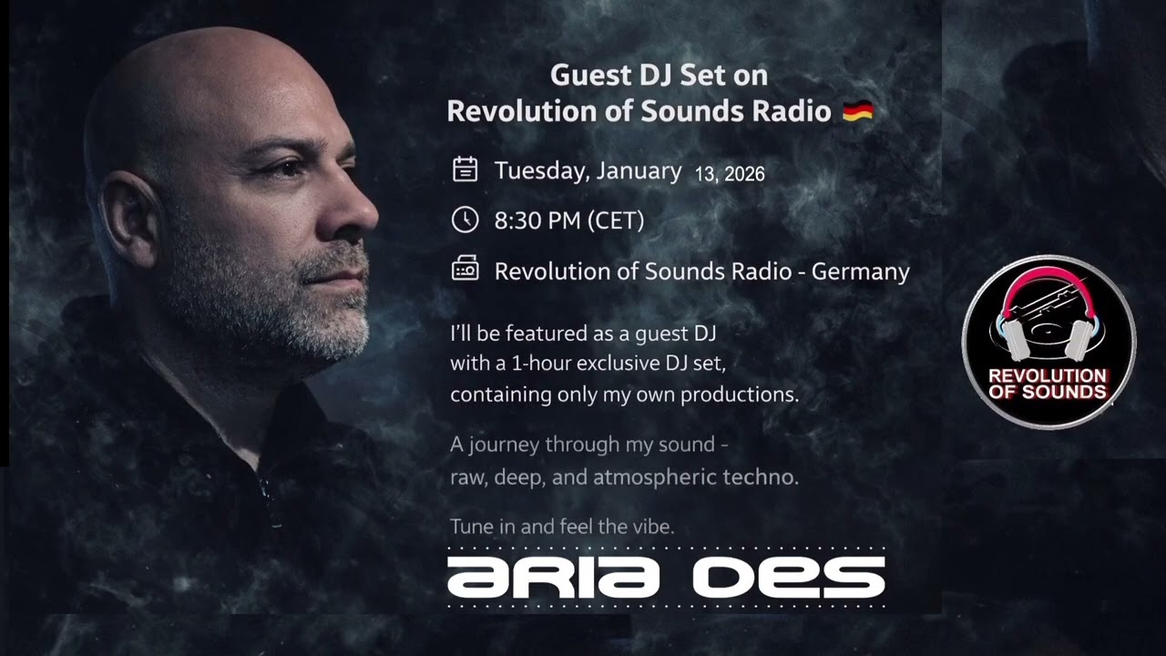 Aria Des - Revolution of Sounds Radio - Germany (Radio Show 13/01/2026)